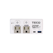 【TECO】高溫斷電二開二插                QC 及 PD雙快充轉接器